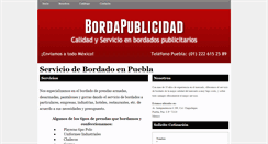 Desktop Screenshot of bordados-playeras.com